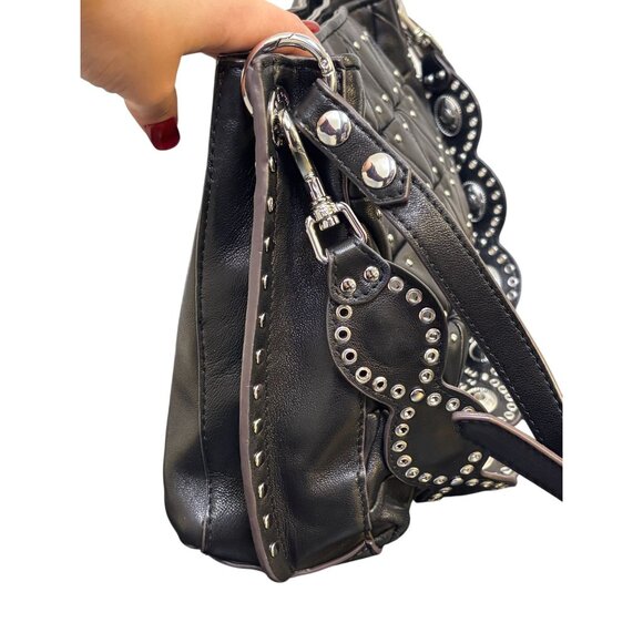 Aimee Kestenberg Roma Leather Double Entry Shoulder Bag - Picture 4 of 14